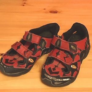 Boy’s Sith Lord Star Wars Shoes with Velcro Laces
